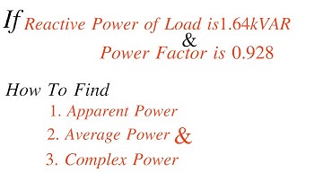 How To Find Complex Power || Apparent power | Average power  || AC circuit analysis solved problem