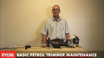 Basic petrol trimmer maintenance.