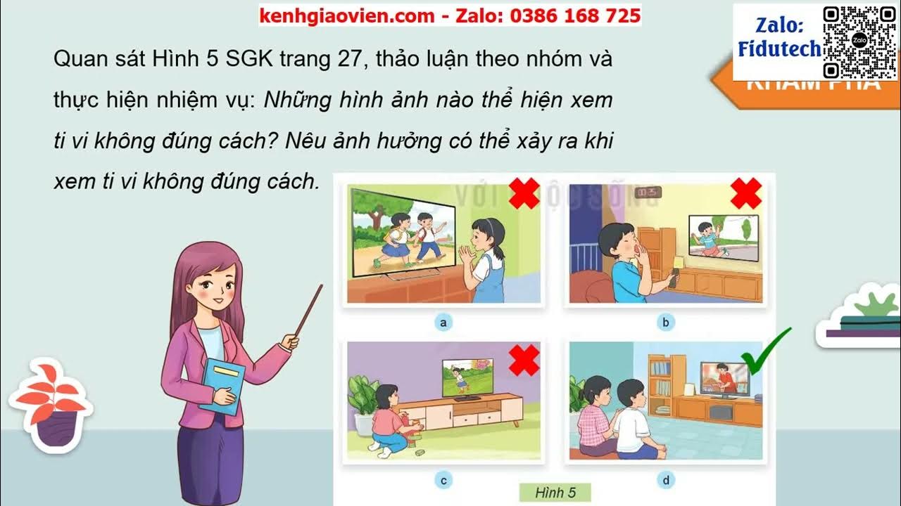 Giáo án powerpoint bài 5: Sử dụng máy thu hình | GA điện tử công ...