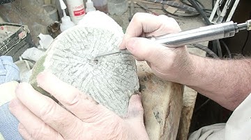 Frizbe Crab - Part 1 of 2 - Prepping a Fossil Crab Conc from Washington