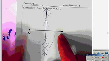 Geometry Honors-Mr. Collins-Bisecting a Segment and Angle