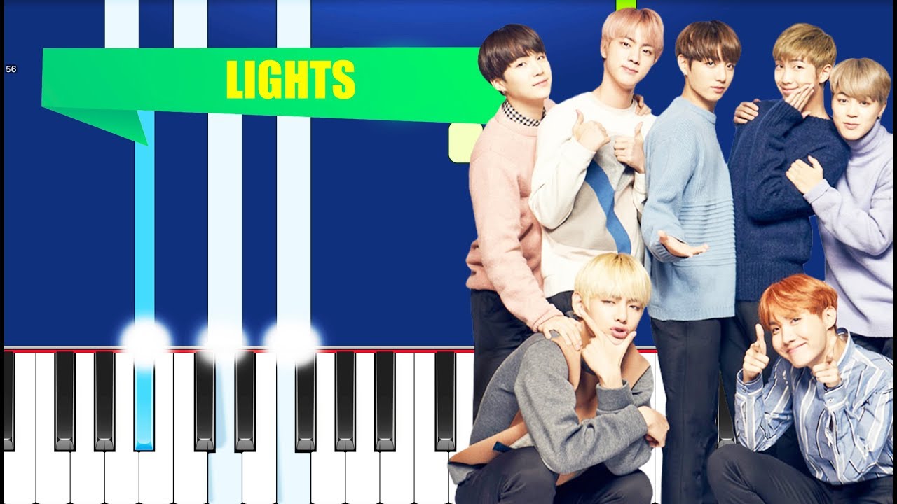 BTS Lights (Piano Tutorial EASY) By MUSICHELP YouTube