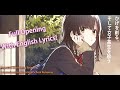 Higehiro Opening Full - Omoide Shiritori by Dialogue+ || おもいでしりとり || English Lyrics Full song