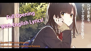 Higehiro Opening Full - Omoide Shiritori by Dialogue  || おもいでしりとり || English Lyrics Full song