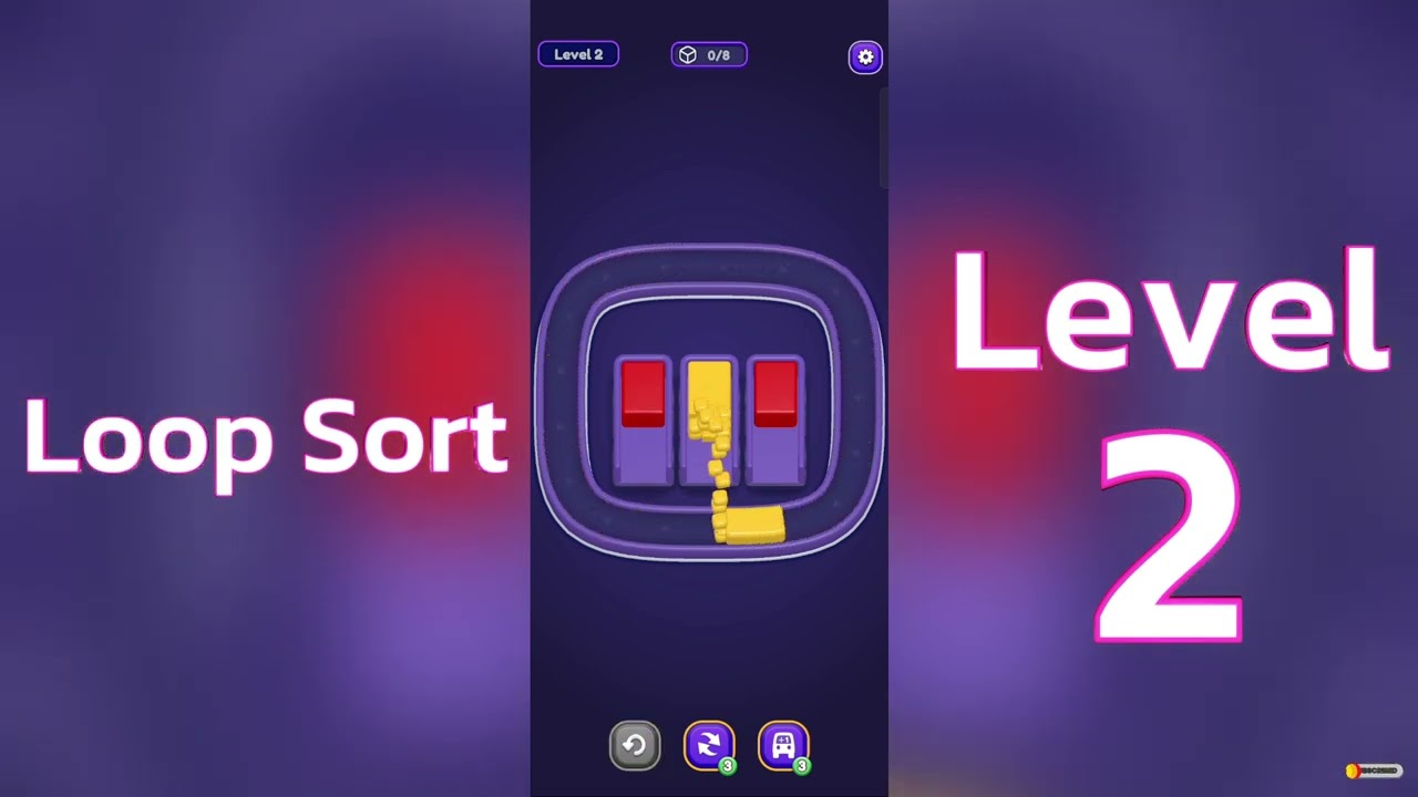 Loop Sort Level 2 🚚🔁 | Satisfying Truck Puzzle Gameplay | Go Answer