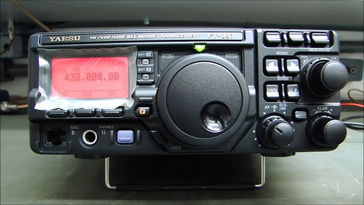 YAESU FT-897D TROCA FILTROS CERÂMICOS E REVISÃO - YouTube