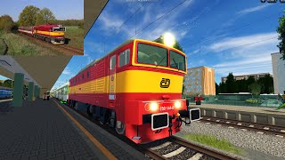 Roblox Train sim jízda s retro brejlovcem a s retro vagonama