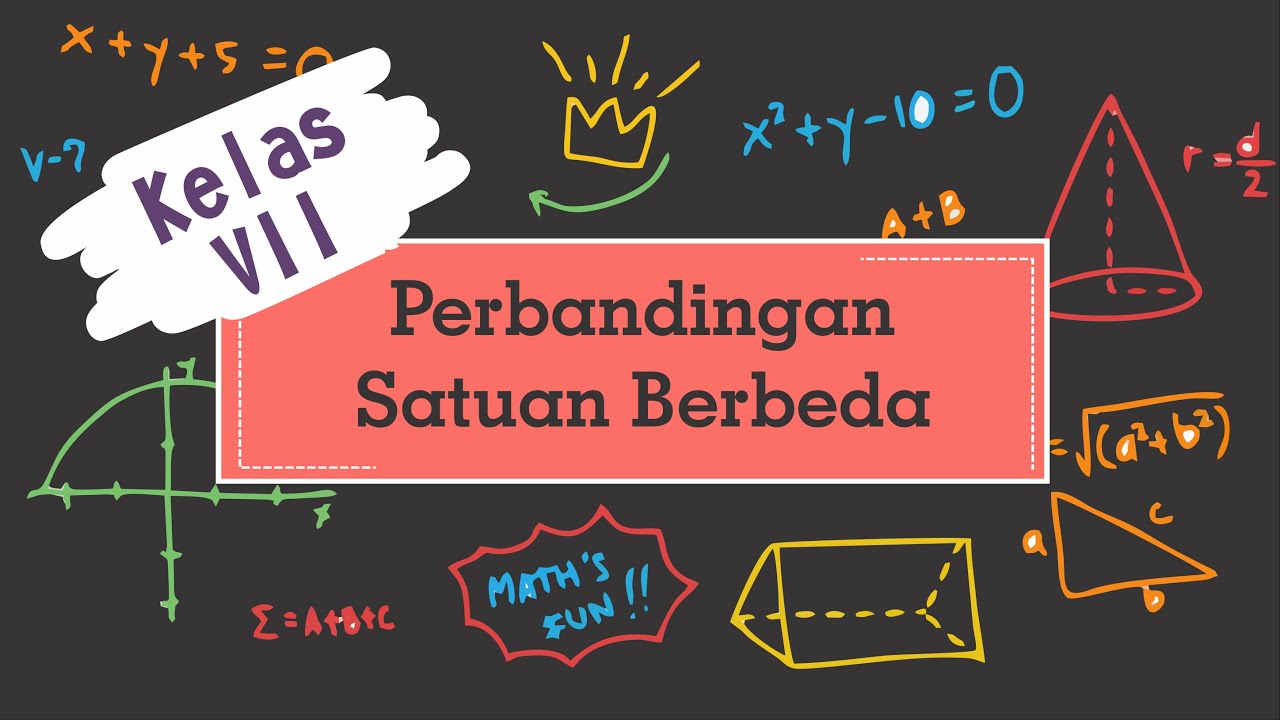 Kelas VII - Perbandingan Dua Besaran dengan Satuan yang Berbeda