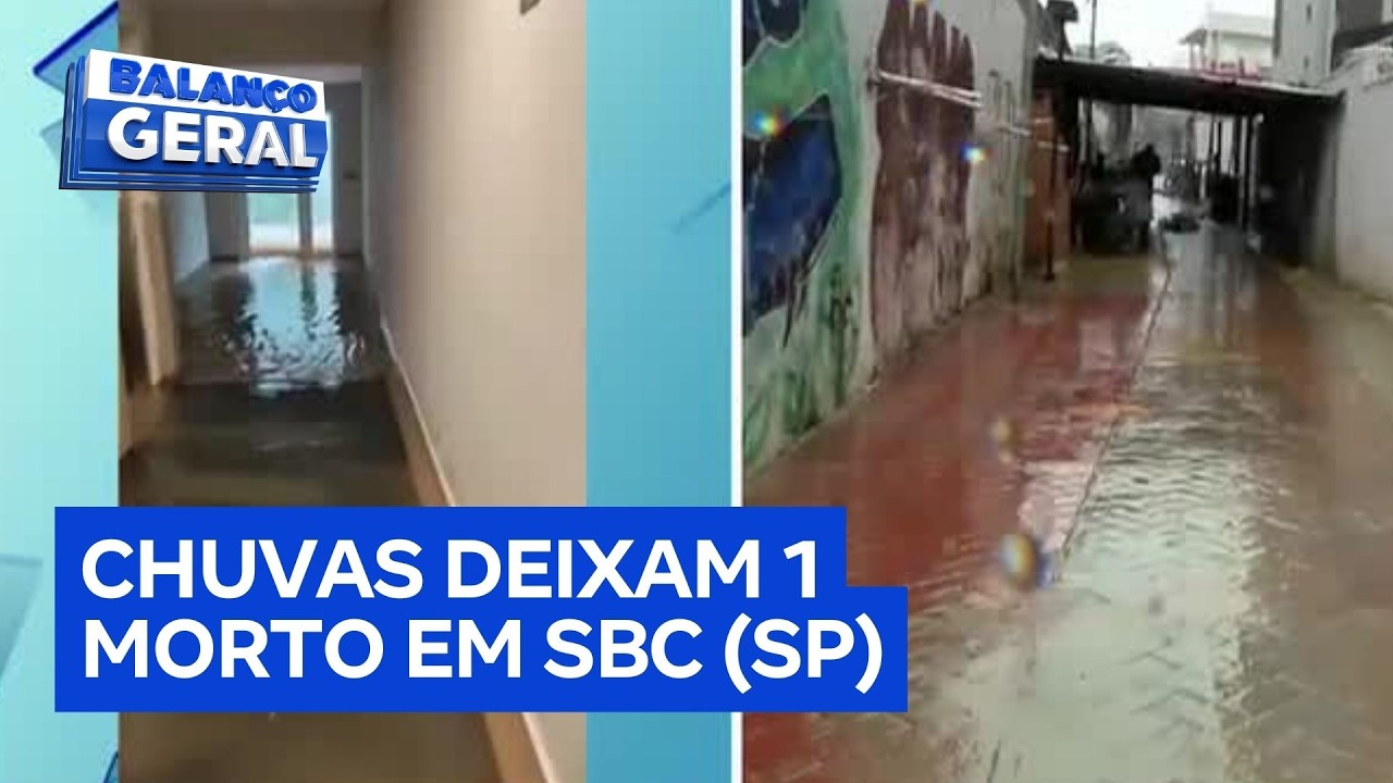 Temporais causam estragos na Grande São Paulo e deixam uma pessoa morta