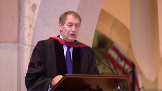 Charlie Rose delivers Sewanee commencement speech