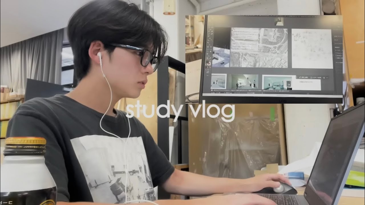 朝4時から爆走する日。✨最終提出💫 【建築学生vlog】