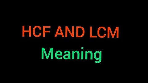 Gpstr 6-8 preparation/ HCF and LCM/ part 1