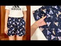 Easy DIY shorts with side seam pockets | Double pocket shorts cutting and sewing | sewing tips