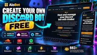 Discord Bot Tutorial (2026) | Create Your Own FREE Bot, No Coding + 24/7 Hosting | AioBot