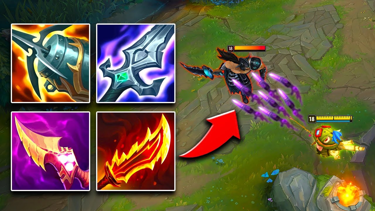 100% ATTACK SPEED TEEMO CAN SHOOT FASTER THAN ANY MACHINE GUN