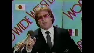 Tully Blanchard Attacks Johnny Weaver. Mid-Atlantic 1984