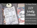 DIY Weekly Schedule | September 26 - October 2, 2022 | Amber Plans Her Day Stickers