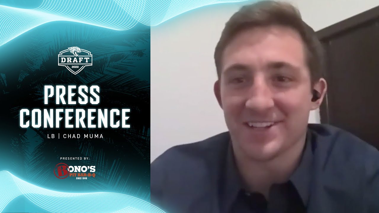 Muma: "I’m excited to finally get out there" | 2022 NFL Draft | Press Conference