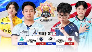 🔴 REBROADCAST | MPL PH S17 | ENGLISH - Week 5 Day 1