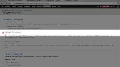 240. How to install and configure the Honeypot module (a Drupal how-to)