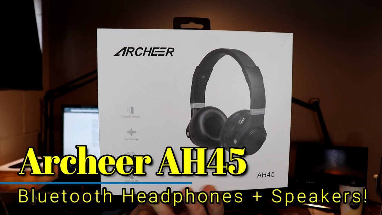 Archeer AH45: Bluetooth Headphones + Speakers in One!
