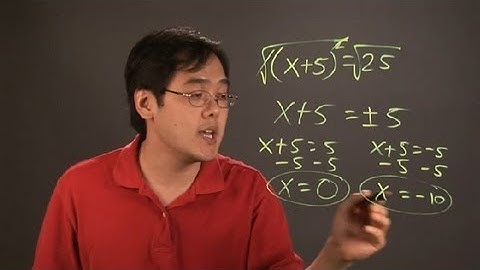 When the Square Root Property Is Used, Will the Answer Always Be Positive? : Math Calculations