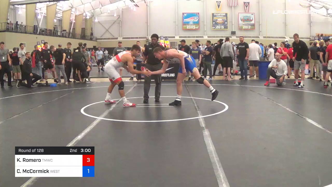 79 Kg Round Of 128 Kaleb Romero TMWC Ohio RTC Vs Cael McCormick West Point RTC