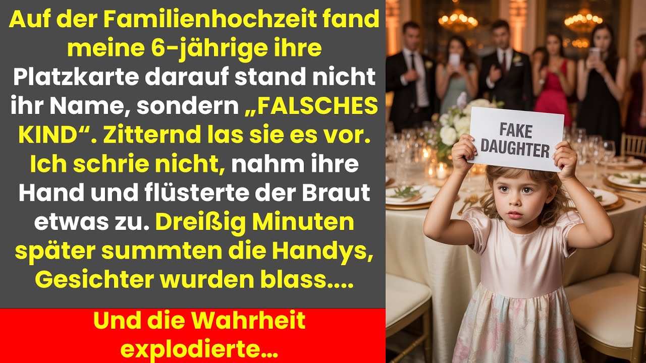 Auf der Hochzeit nannte man meine Tochter „falsches Kind doch dann kam die Wahrheit ans Licht…