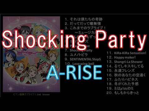【ピアノ】Shocking Party / A-RISE（打ち込み）