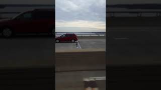 Crossing the Woodrow Wilson Bridge from VA to MD via D.C.
