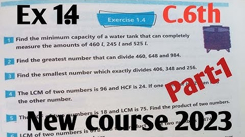 Exercise 1.4 Class 6th Maths kpk 2022| Class 6 Math Ex 1.4 New course 2023 kpk part-1 SNC