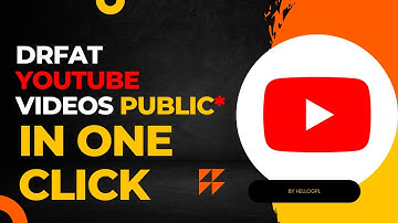 How To Publish YouTube Videos In Bulk? | YouTube Drafts Videos Public In One Click | HelloGPL