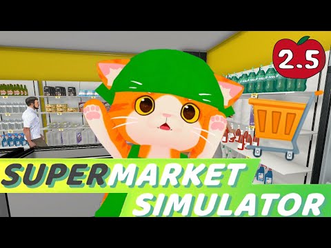 【💰Supermarket Simulator🛒】こっそり夜のスーパー経営🤫【VTuber】②．⑤