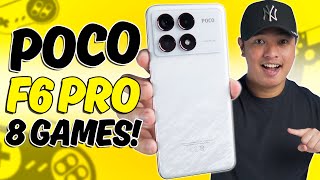 POCO F6 Pro Gaming Review  8 GAMES TESTED