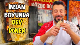 GÖRÜP GÖREBİLECEĞİNİZ EN BÜYÜK DÖNERLERDEN! Adana sokak lezzetleri