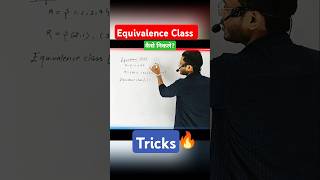 Equivalence class| Relation and functions| class 12| Vishal Kumar| #shorts #practicequestions