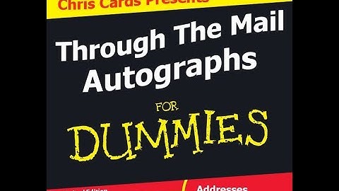 How I TTM - A Step-By-Step Guide To Obtaining Autographs Through The Mail