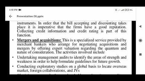 Financial services| MERCHANT BANKING | MALAYALAM | BBA & BCOM