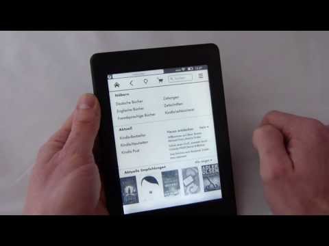 Kindle Paperwhite Bedienung (Ebook Reader von Amazon) / handling from kindle paperwhite