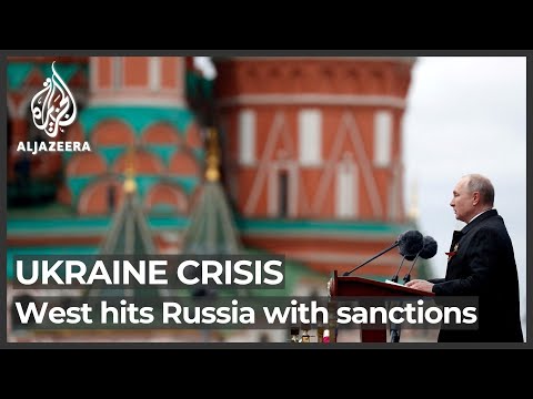 Western nations hit back with sanctions for Russia's Ukraine actions