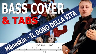 Måneskin - IL DONO DELLA VITA (Bass Cover) + TABS + PDF Resimi