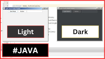 Java Swing - How To Toggle Between Dark and Light Mode In Java Netbeans Using FlatLaf Look and Feel