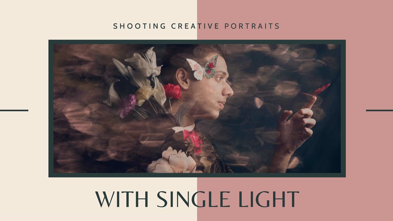 One Light Portrait Setup | Creative Portraits - YouTube