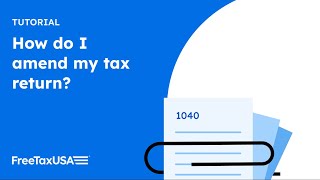 Famous How to amend your tax return if you filed with FreeTaxUSA Profile