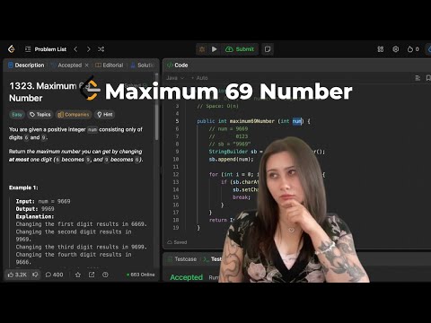 Maximum 69 Number LeetCode - Java