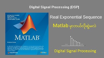 How to draw Real Exponential Sequence on Matlab