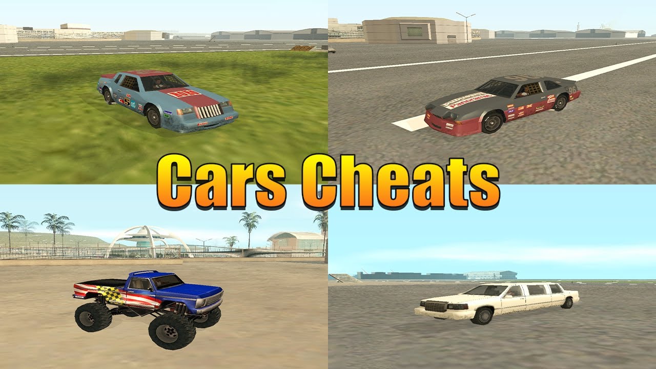 gta san andreas secret cars cheats