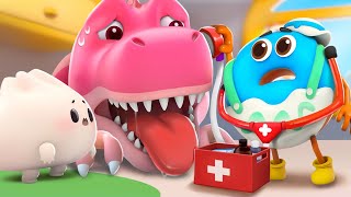 Doctor Donny Checkup on Dino  More | Yummy Foods Family Collection | Best Cartoon for Kids