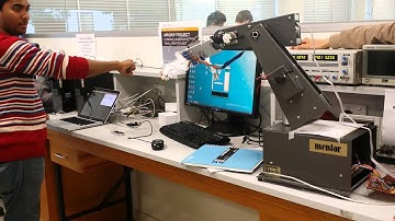 Mentor Arm (with LBS hand attached) controlled via Leap Motion
