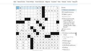 Monday 11/30/20 - New Yorker Crossword